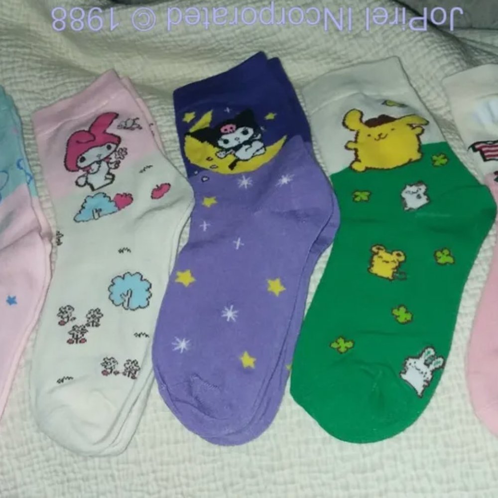 Hello Kitty & Friends Sock, 3 Pairs